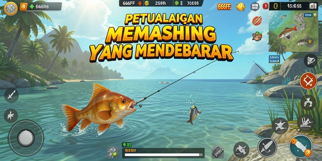 Tangkapan ikan yang menakjubkan dalam gameplay 666FF.