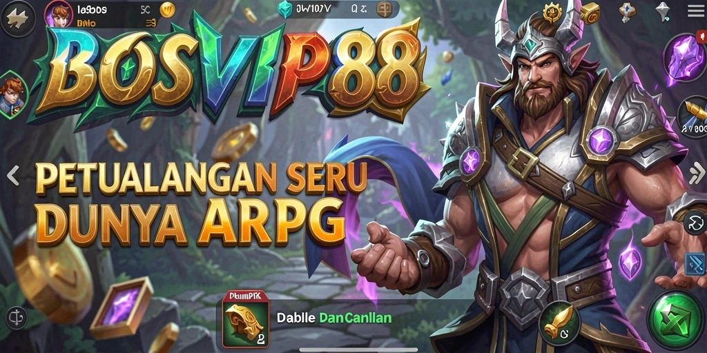 Tampilan menawan dari gameplay ARPG di BOSVIP88.