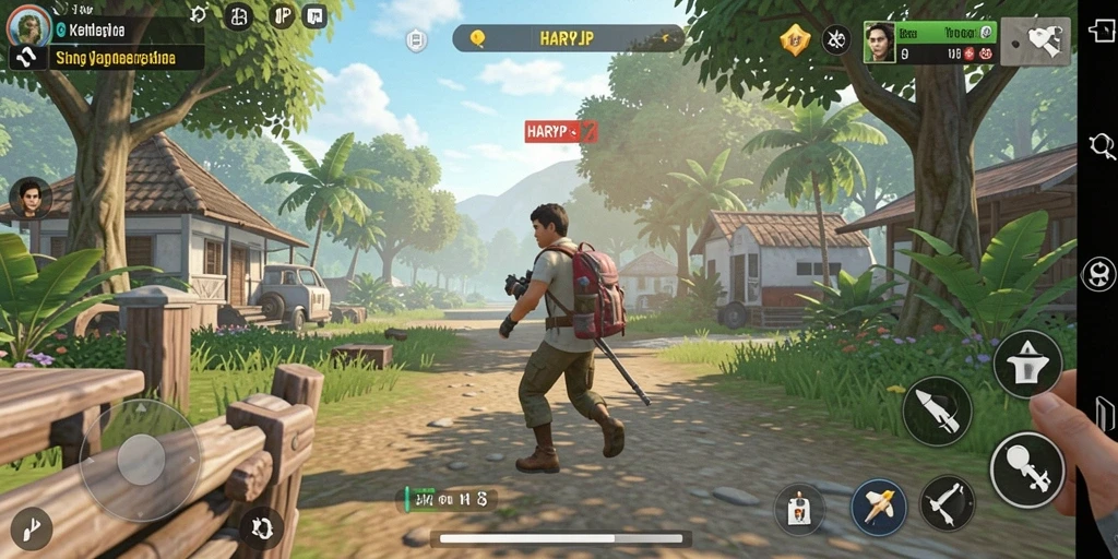 Tampilan gameplay HARAPJP yang mendebarkan dan interaktif.