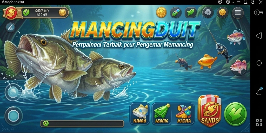 Tampilan gameplay MANCINGDUIT yang seru dan menarik.