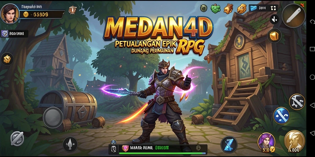 Penggambaran gameplay RPG yang menarik di MEDAN4D.