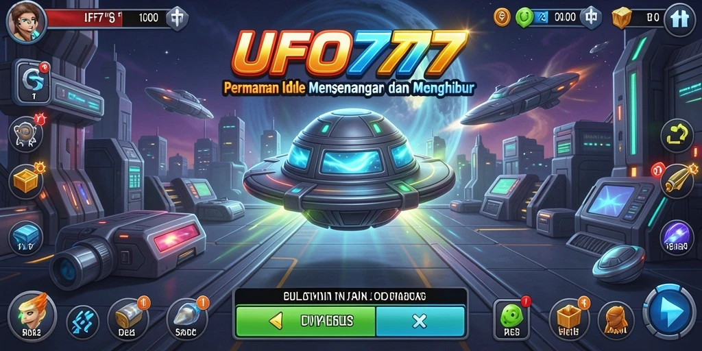 Tampilan gameplay menarik dari <strong>UFO777</strong> dengan mekanika Idle yang epik.