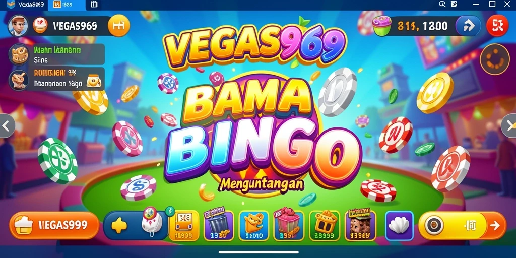 Tampilan gameplay Bingo yang menarik dan interaktif.
